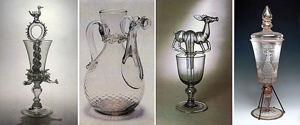 История стеклянной посуды