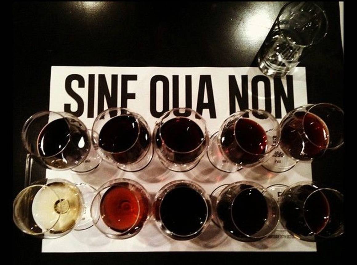 Sine Qua Non, вино, винные этикетки, дизайн этикетки