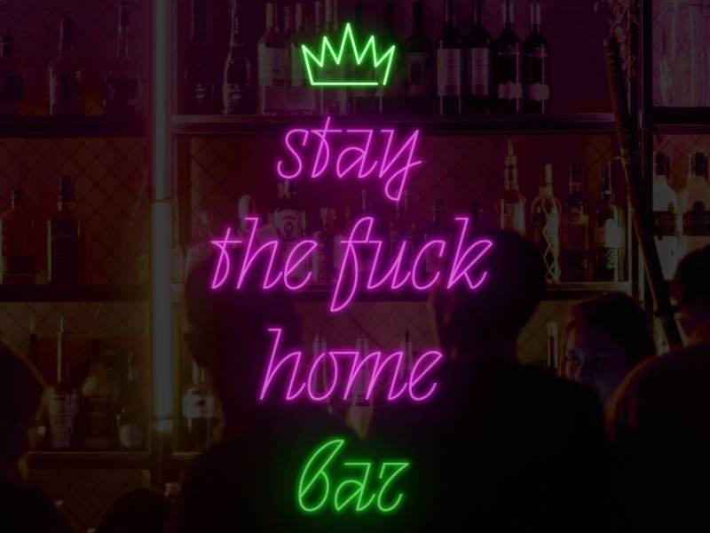 бар онлайн, stay the fuck home bar