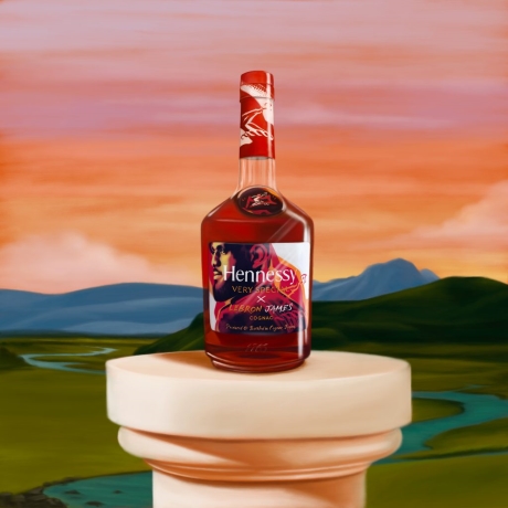 Леброн Джеймc, коньяк Hennessy, DCW Magazine